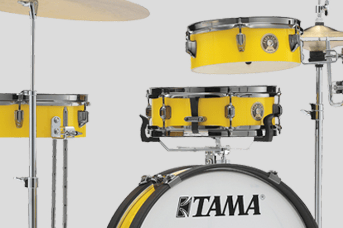 Club-JAM Pancake Drum Kit with Black Nickel Shell Hardware