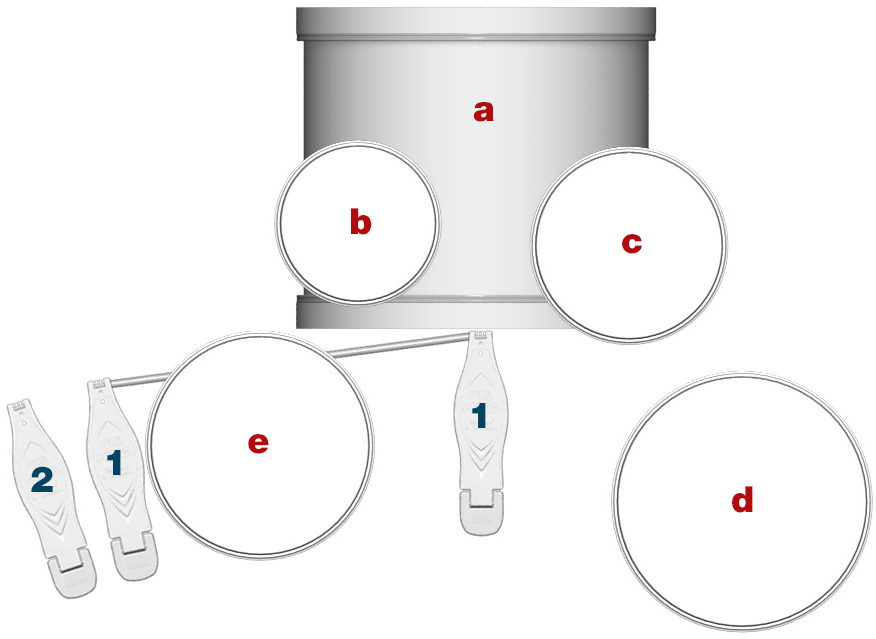 Julie Simore's Setup Diagram