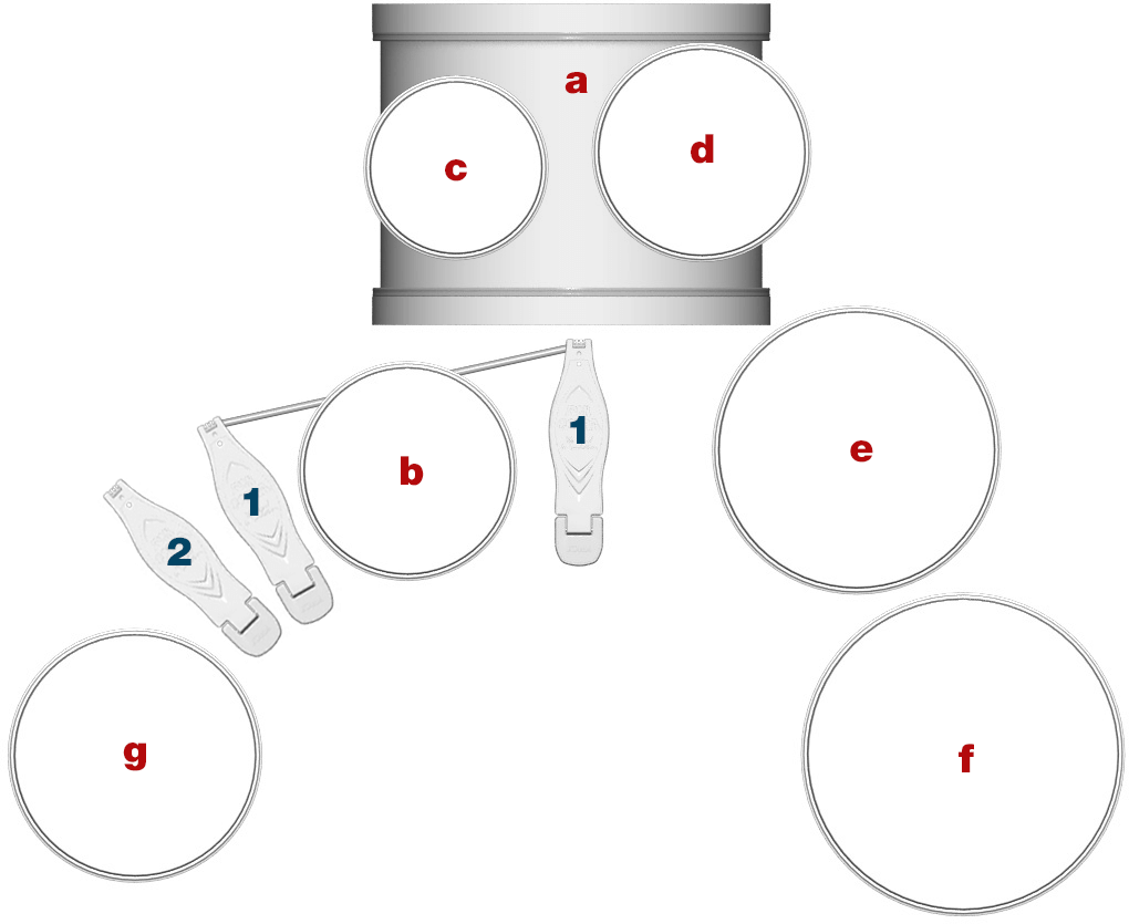 Rory "bam bam" Johnson's Setup Diagram
