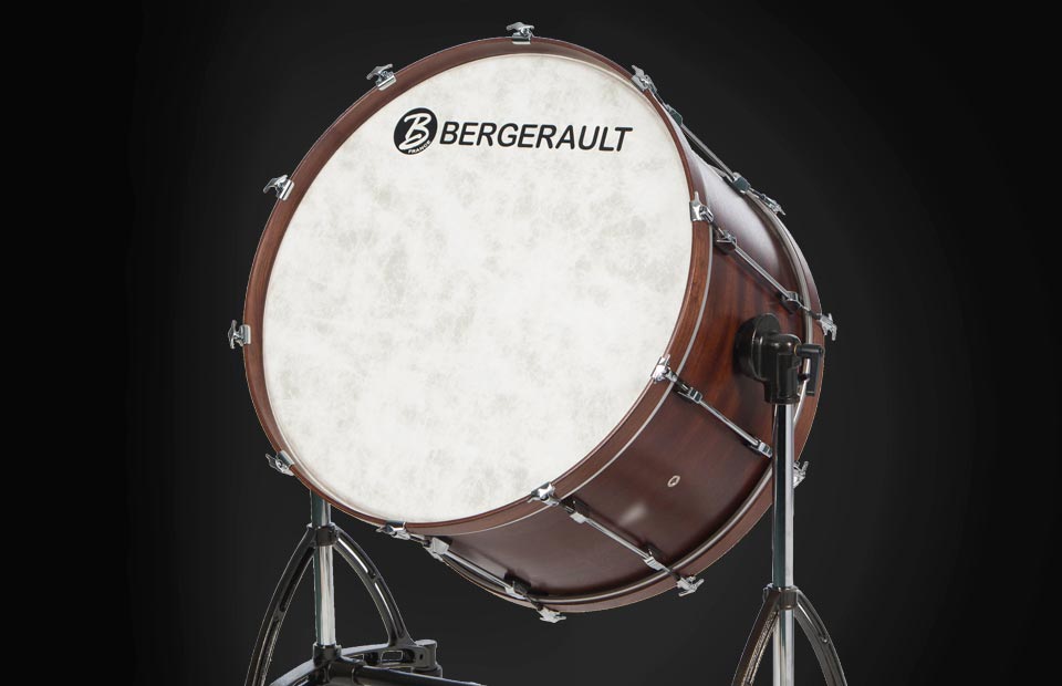 Bergerault Concert Series Concert Bass Drum, 40"x22"  BSBD05