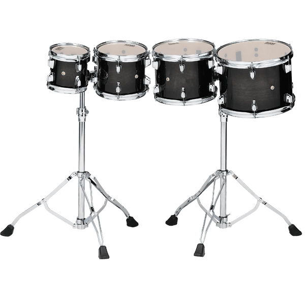 High-Pitched Concert Tom
set with stands (Double-headed) CCLT4HXTPB