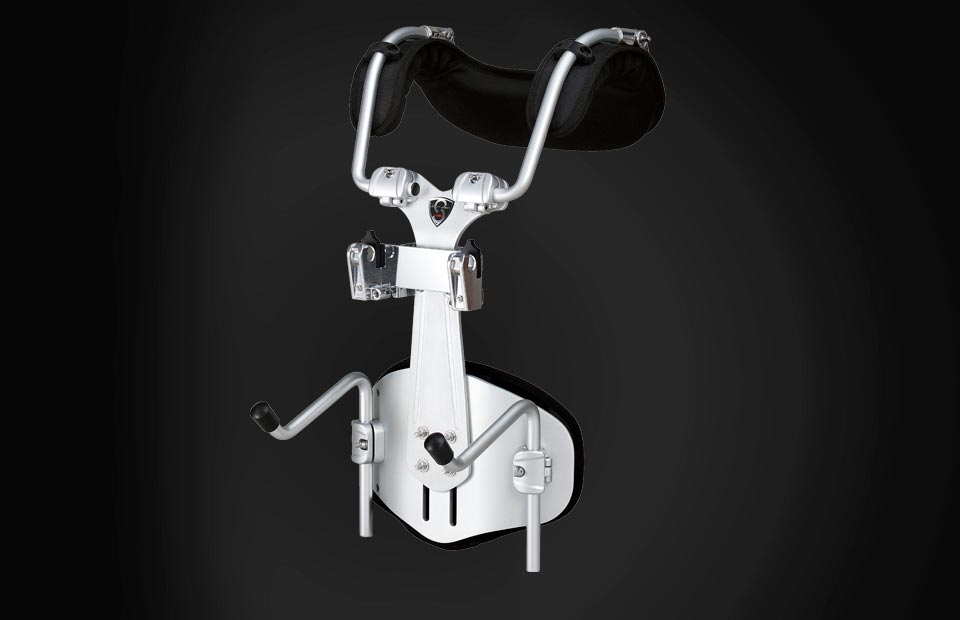 Silver Armor Marching Bass Carrier CSABDT Marching Carriers