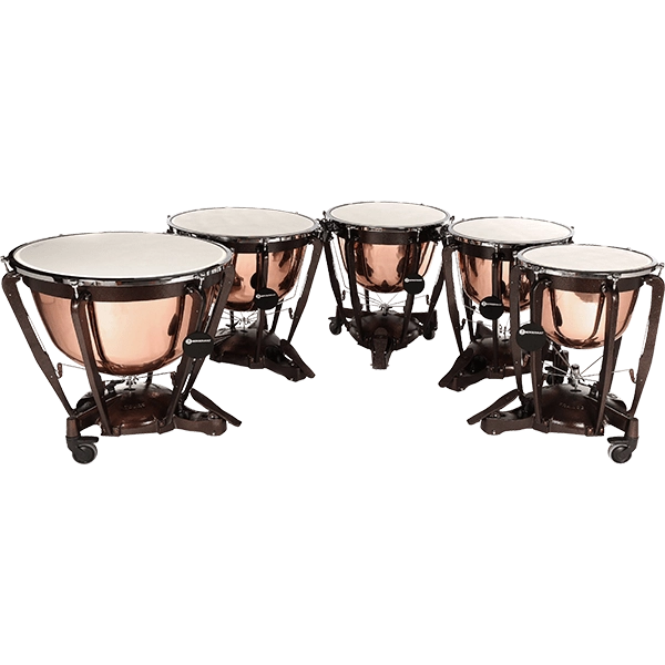 Bergerault Grand Professional Series Timpani Set 20"-23"-26"-29"-32", Cambered, Deep Polished Copper  GP03692DKP