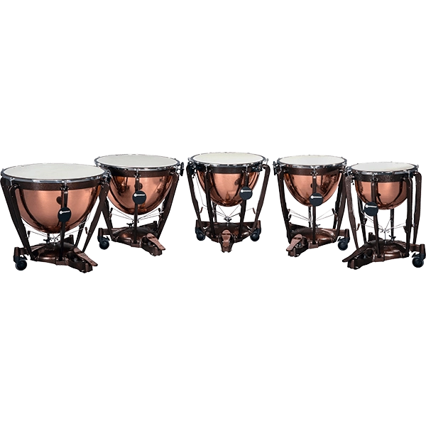 Bergerault Grand Professional Series Timpani Set 20"-23"-26"-29"-32", Parabolic, Deep Polished Copper  GP03692KP