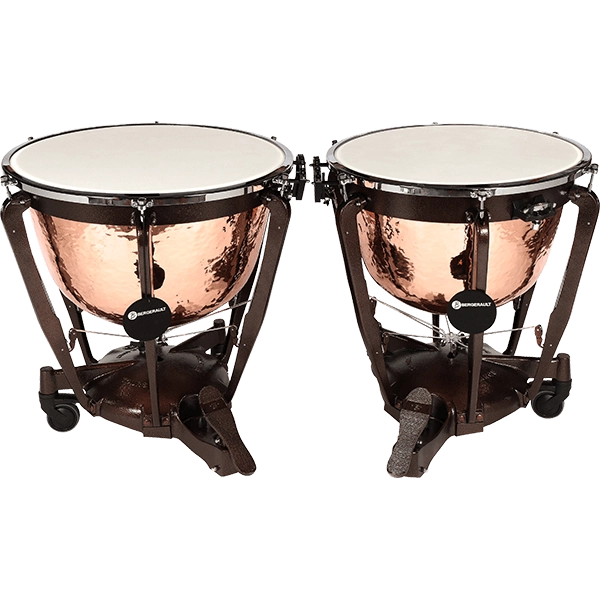 Bergerault Grand Professional Series Timpani Set 26"-29", Cambered, Hand-Hammered Copper  GP69DKH