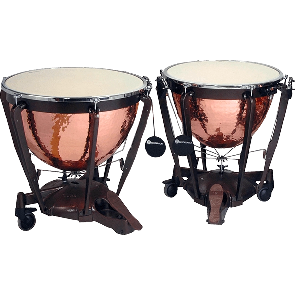 Bergerault Grand Professional Series Timpani Set 26"-29", Parabolic, Hand-Hammered Copper  GP69KH