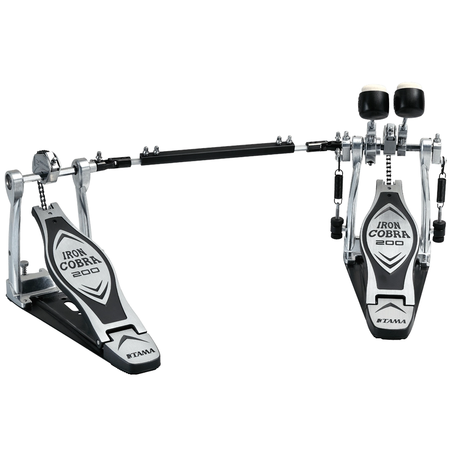 Iron Cobra 200 Twin Pedal Power Glide HP200PTW | Drum Pedals