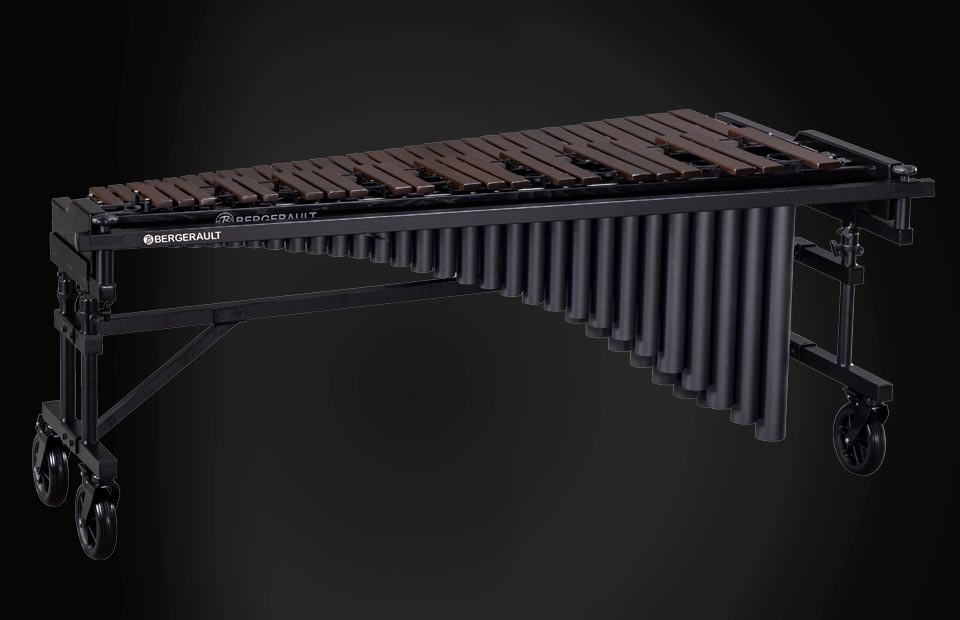 Bergerault Performance Series Field Marimba, 4.3 Octaves, Techlon Bars, KMPS43D