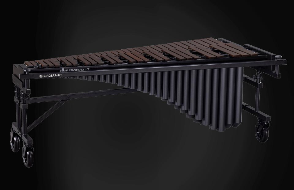 Bergerault Performance Series Field Marimba, 4.5 Octaves, Techlon Bars, KMPS45D