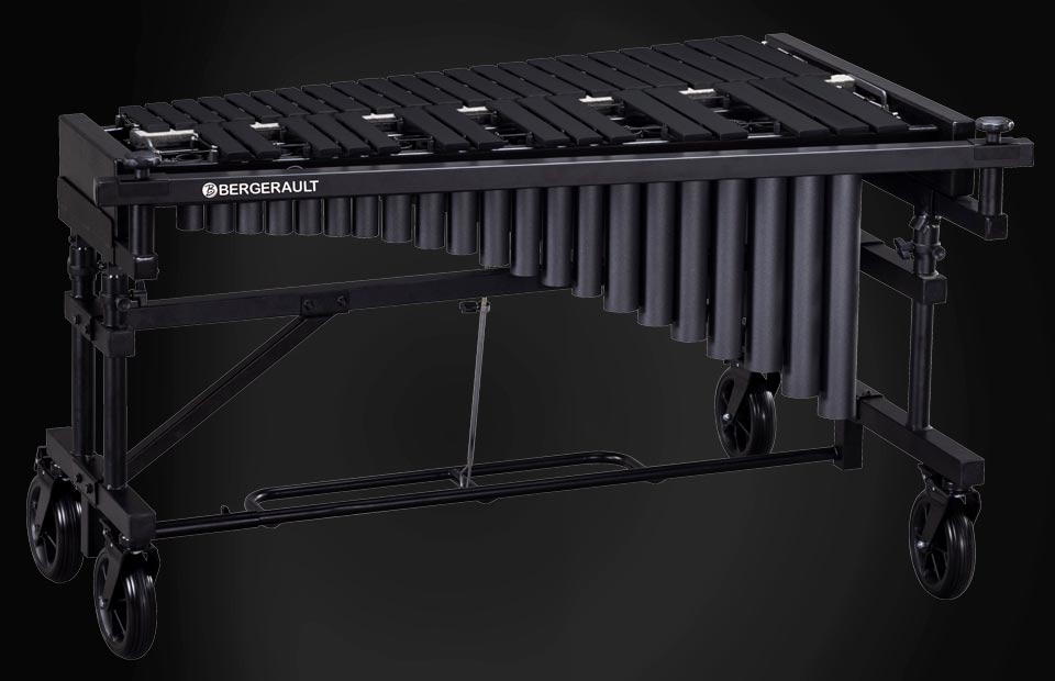 Bergerault Performance Series Field Vibraphone, 3.0 Octaves, Black Bars, KVPS30BD
