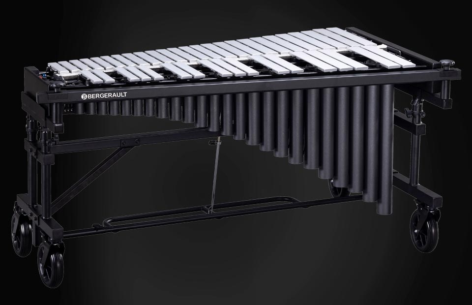 Bergerault Performance Series Field Vibraphone, 3.5 Octaves, Silver Bars, KVPS35SD