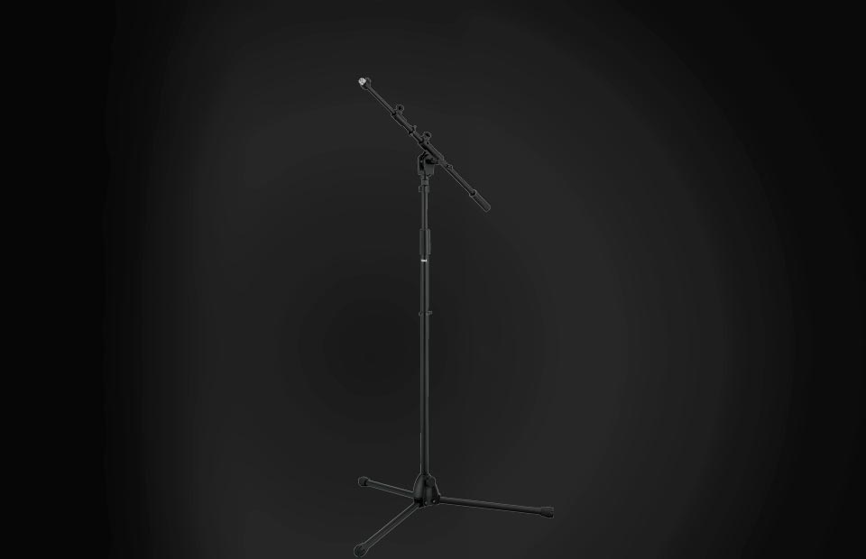 Telescoping Boom Stand MS436BK | Boom Microphone Stands