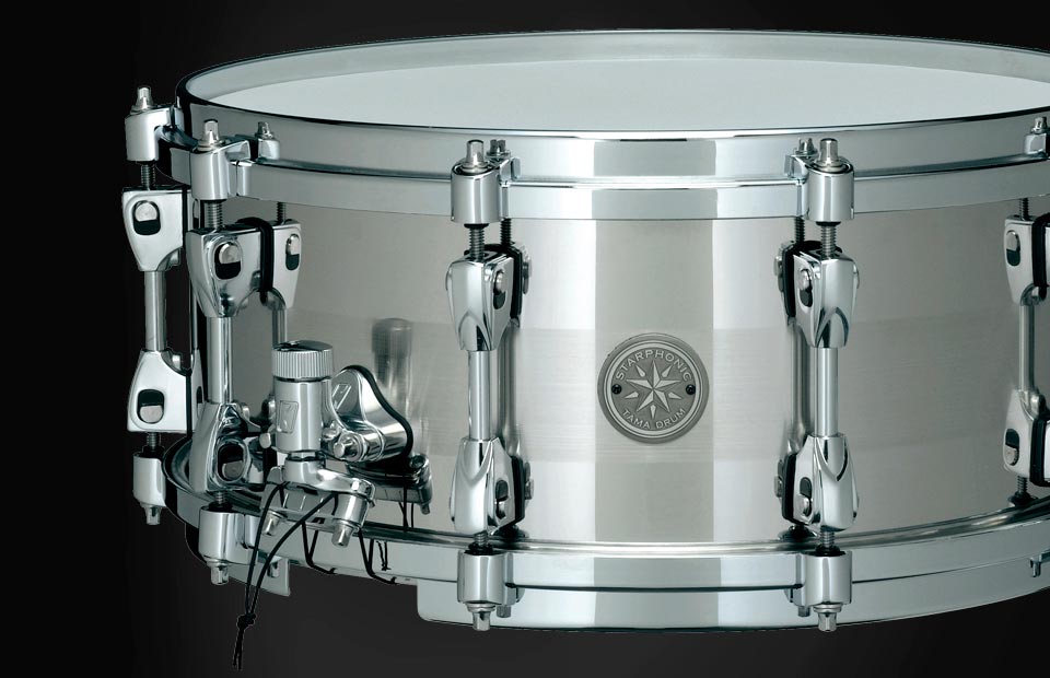 STARPHONIC Stainless Steel 14"x6" Snare Drum