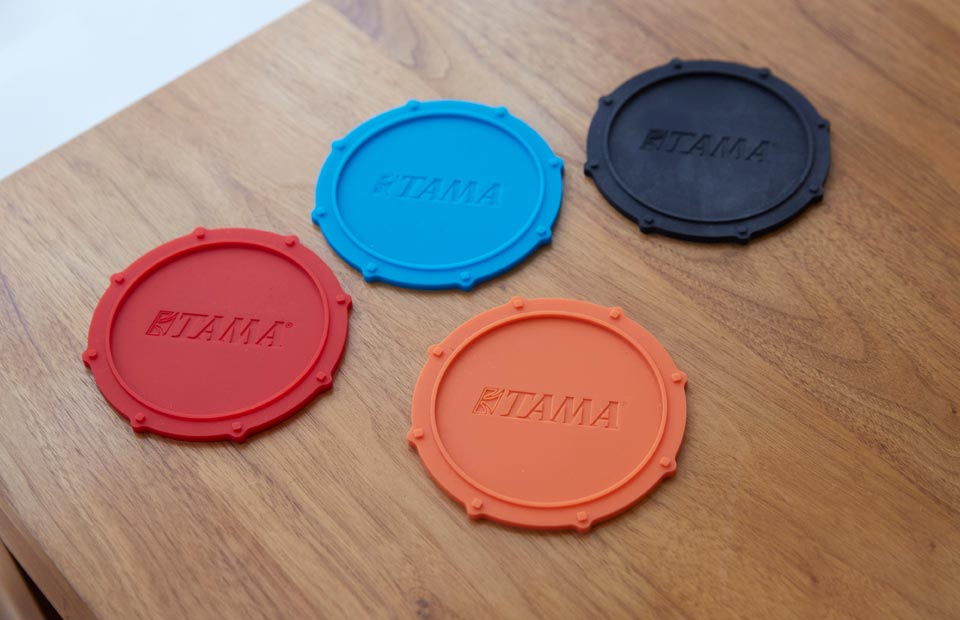 TAMA Silicone Coaster Set TCT10SD