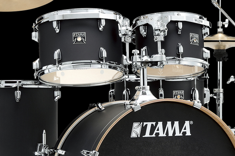 TAMA Drums | Superstar Classic in Flat Black Finish w/ Black