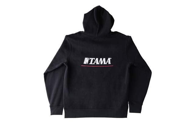 Black Tama TAMH001S Zip Up Hoodie Large 