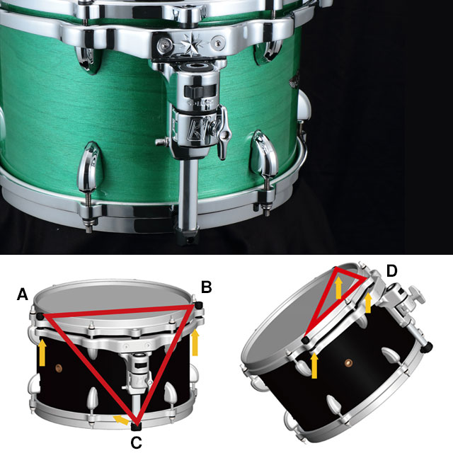 STAR Walnut Drum Kits | STAR | DRUM KITS | PRODUCTS | TAMA Drums - TAMAドラム 公式サイト