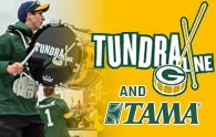 Tundra Line and TAMA Warming Up the Fans at Lambeau Field