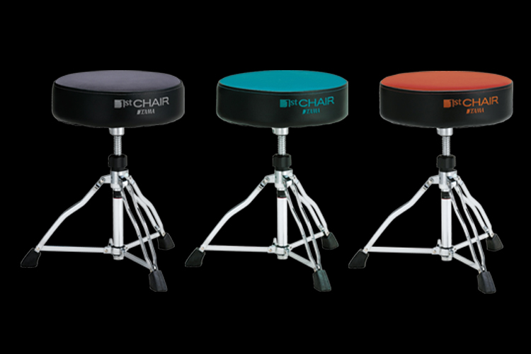TAMA Drums | -Limited- 1st Chair Round Rider w/ Vibrant Color Cloth Top  Seats