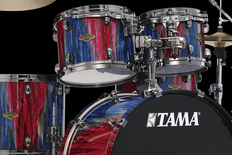 TAMA Drums | Starclassic Walnut/Birch featuring Crimson Sapphire